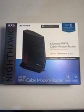 NETGEAR Nighthawk AX6 CAX30 AX2700 WiFi 6 Cable Modem Router DOCSIS 3.1 picture
