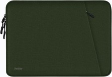 Vertical Laptop Sleeve Case Water Resistant Computer Bag Pocket 13.3