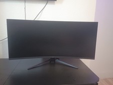 Gaming Monitor ZZA Z34H 34inch Curved It's Technically New Used 1 Time Open Box picture
