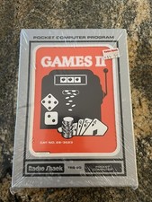 1980 Radio Shack TRS-80 Pocket Computer Casino Games II - Last One - New Sealed picture