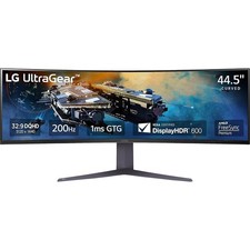LG 45-inch Ultragear Curved Gaming Monitor, 3-Way Adjustable Stand - 45GR75DCB picture