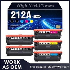 Replacement 212A Toner 5PK (with Chip) for HP M578 M555 M554 Printers picture
