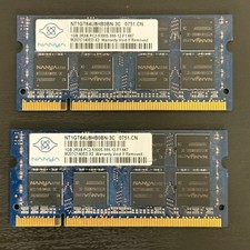 Nanya 2GB (2 x 1GB) PC5300 (DDR2-667) Laptop SODIMM RAM Memory picture