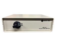 Black Box ABC-25 Value Line Switch SW091A NEW NOS DB25 A/B Manual Included picture