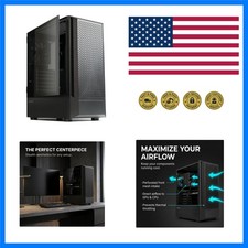 FIT Basic ATX Mid-Tower Desktop Computer Gaming PC Case | 1 x 120mm PWM Fan, ... picture