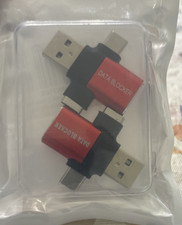 BUISAMG Data Blocker, 4-in-1 Universal USB Data Blocker, Protection from Illegal picture