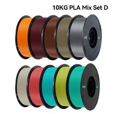 3D Printer Filament PLA & PETG 10KG 10 Rolls 1.75mm 26 Colors KINGROON picture