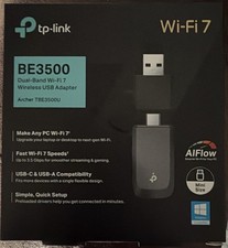 NEW - TP-Link BE3500 Wi-Fi 7 Dual-Band Wireless USB Adapter Archer TBE3500U FS&H picture