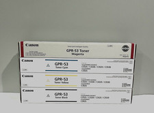 Canon GPR-53 Genuine Toner Cartridge Set X4 K,C,M,Y For IR C3320 C3325 C3330 NEW picture