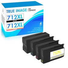 4PK 712XL Ink for DesignJet Studio Wood Large Format Wireless Plotter Printer picture
