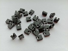 1000 pcs 2.54mm Mini Jumper Shorted Cap Black Standard Circuit Board 6x5x2mm picture