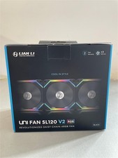 Lian Li SL-Infinity 120mm Case Fan Black 3-Pack New PC Desktop Computer Upgrade  picture