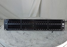 HUBBELL hp648 Cat6 Patch Panel 2U Rackmount 48-Port picture