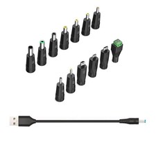 1PC 13 in 1 5V Universal DC Power Cable USB to DC Charging Cord 5.5x2.1mm picture