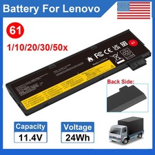 LOT 61 Battery For Lenovo Thinkpad T470 T480 T570 T580 P51s P52s 01AV423 01AV452 picture
