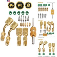 R410a Adapter for Mini Split System, 5/16 Female 1/4 Male Flare Adapter picture