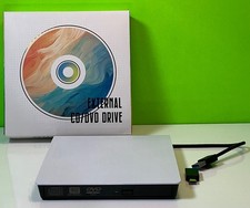 External CD DVD Drive Laptop PC USB 3.0 Plug N Play New Write Burn Linux Mac Win picture