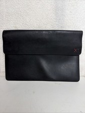 Black leather Lenovo Notebook Case 14