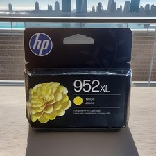 BRAND NEW IN BOX, GENUINE HP INKJET 952XL YELLOW EXP DEC 2027 (LO567AN#RFD) picture