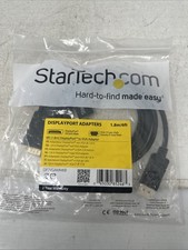 StarTech DP to VGA Adapter Converter Black 6' DP2VGAMM6B 6 '/NEW/NIB picture