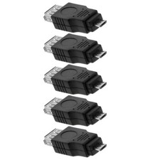 5x USB 2.0 A Female Jack to Micro B 5-Pin Male Plug Connector Adapter Converter picture