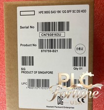 New 870759-B21 870795-001 HPE 900GB SAS 12G 15K SFF SC DS HDD Hard Drive picture