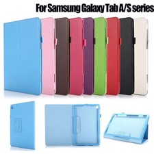 Fr Samsung Galaxy Tab A A7 A8 A9+ S6 S9 FE S10 Tablet Leather Case Stand Cover- picture