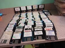Lot of Vintage Various Software Games 3.5