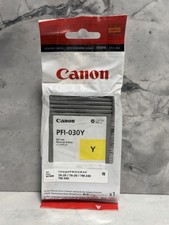 Canon GENUINE PFI-030Y Yellow Ink Tank 55ml 02/2028 Sealed picture
