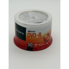 Sony AccuCORE 50 Pack DVD-R 4.7GB 120min 16x Recordable Media Spindle 50DMR47SP picture
