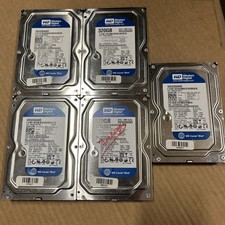 LOT of (5) WD 320GB SATA Hard Drives WD3200AAKS 7200RPM 3.5