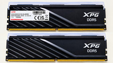 XPG 16GB (1x16GB) DDR5 5200 UDIMM CL42 RAM AX5U5200C4216G-BLABRBK picture