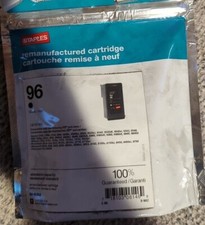 New Sealed Staples HP 96 Black Ink Cartridge   C8767WN picture