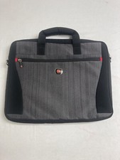 Swiss Army Gear Laptop bag or Briefcase bag soft sided Gray & Black 16”  picture