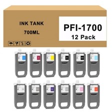 12 Pack PFI-1700 PFI1700 Ink Tank Cartridge for imagePROGRAF PRO-2000 4000 6000s picture