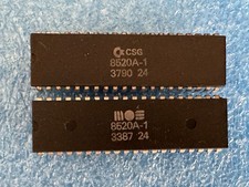 CSG/MOS 8520A-1 ( 2 x CHIP ) ODD EVEN from an AMIGA 500 #33/87 & 37/90 picture