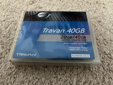Dell Travan 20GB Nat / 40GB Comp Preformatted Data Cartridge Part #9W088 A00-00 picture