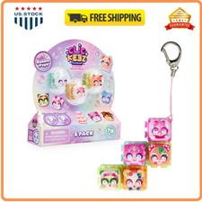 Clickeez Series 3 Collectible Character Keyboard Keys 5 Pack Keychain Set Age... picture