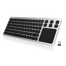 2.4G Wireless Touch TV Keyboard with Easy Media Control and Built-In Touchpad Mo picture