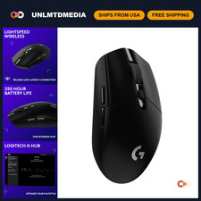 Wireless Gaming Mouse, Lightspeed Technology, Ergonomic Design, Black, Ultra-Fas picture