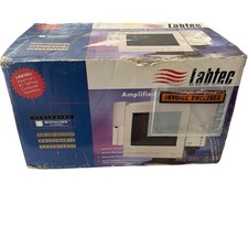Vintage Labtec Space-Saver LCS-1224 Amplified Computer Speakers Original Box picture
