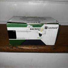 GENUINE LEXMARK 84C1HY0 CX725 YELLOW High Yield Toner Cartridge open box picture