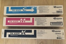 TK-8329 Kyocera Genuine Toner Kits 3 Color Set - Black Magenta Cyan -New in Box picture