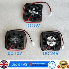 40mm x 40mm x 10mm 4010 5V, 12V, 24V Hydraulic Bearing Brushless DC Cooling Fan  picture