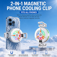 TL25 TL07 Semiconductor Phone Cooler 5V3A Powerful Cooling Magnetic & Clip  picture