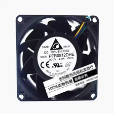 Delta 8038 PFR0812DHE 12V 2.54A 8cm 4-pin PWM High-Airflow Cooling Fan picture