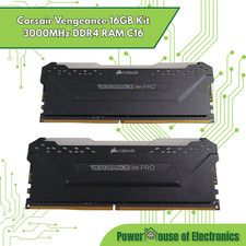 Corsair Vengeance RGB Pro 16GB Kit (8GBx2) 3000MHz UDIMM | CMW16GX4M2D3000C16 picture