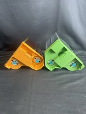 Datacard SR200 SR300 CR500 Green & Yellow Ribbon Film Holder Caddies Set - OEM picture