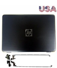 New  HP 17-X 17-Y 17X 17Y LCD Back Cover  46008C0C000150 BLACK+Hinges Hinge Sets picture