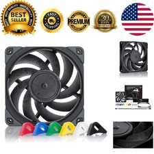NF-A12x25 PWM chromax.Black.swap,  Quiet Fan, 4-Pin 120mm, Black picture